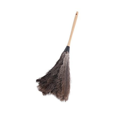 BOARDWALK Professional Ostrich Feather Duster, Wood Handle, 20" BWK20GY